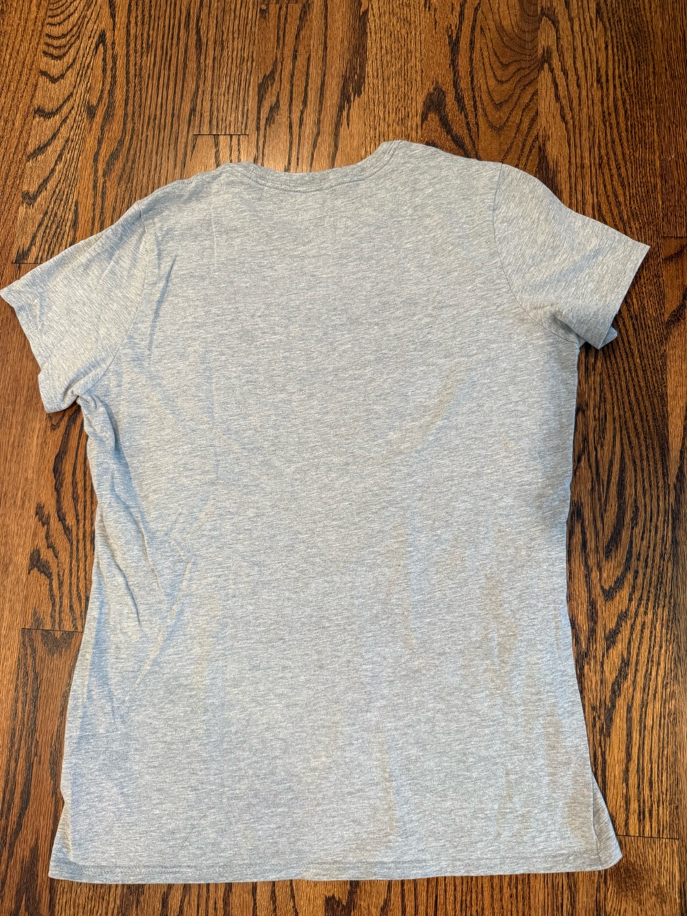 The North Face Light Gray Short Sleeve Logo Tee - Picture 2 of 3